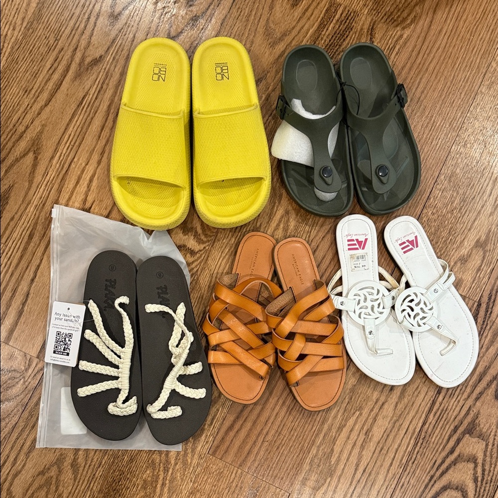BUNDLE OF 5 Backless Sandals